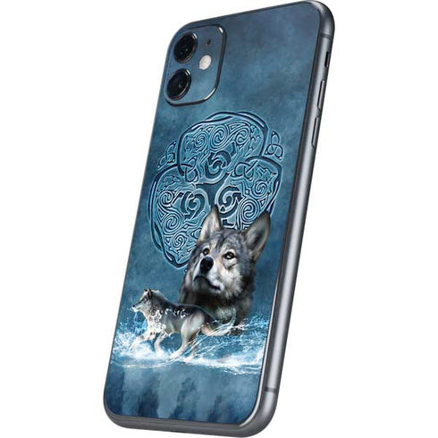 Brigid Ashwood Celtic Wolf iPhone 11 Skin